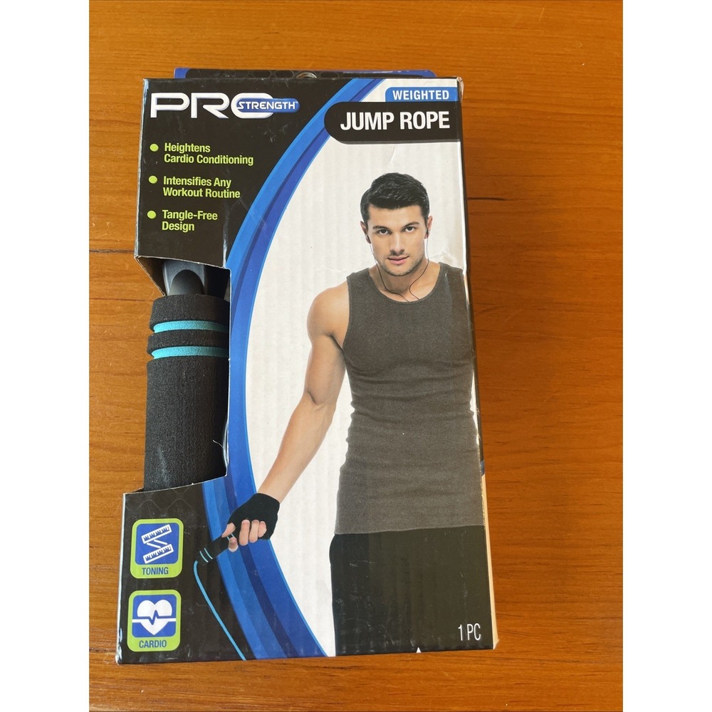 PRO Strength Weighted Jump Rope Tangle-Free Cardio Tone Workout NEW In Package
